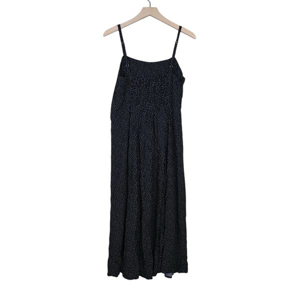 GAP Womens 10 Midi Dress in Black Dot - Picture 2 of 9